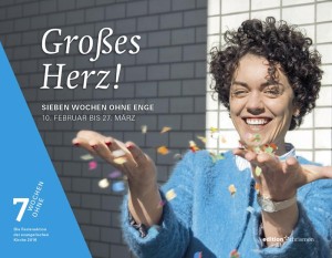 Motiv der diesjährigen Fastenaktion der evangelischen Kirche (www.7-wochen-ohne.de)