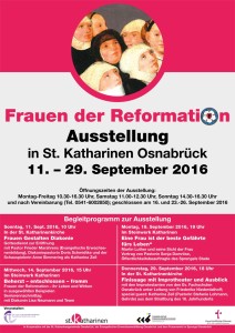 Ausstellungsplakat Frauen der Reformation 2016